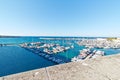 View over harbour at Otranto, puglia, italy.